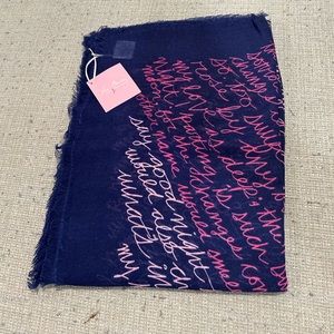 Vera Bradley Printed Poly Scarf NWT